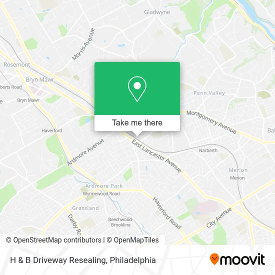H & B Driveway Resealing map