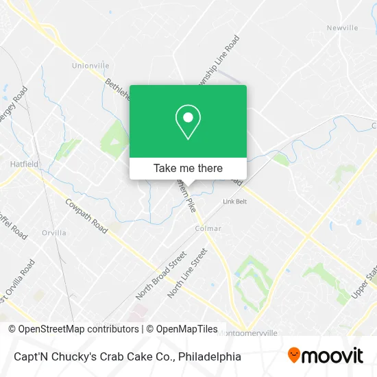 Capt'N Chucky's Crab Cake Co. map