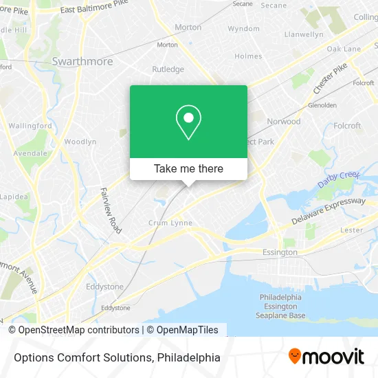 Options Comfort Solutions map