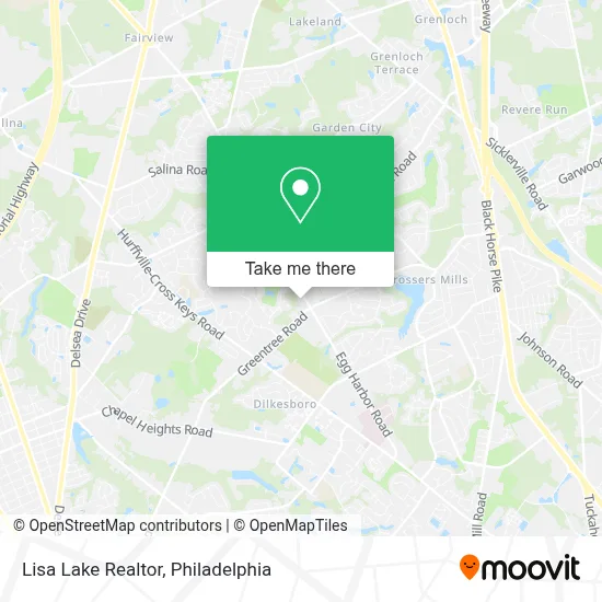 Lisa Lake Realtor map