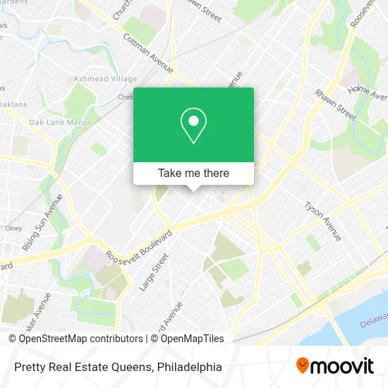 Pretty Real Estate Queens map