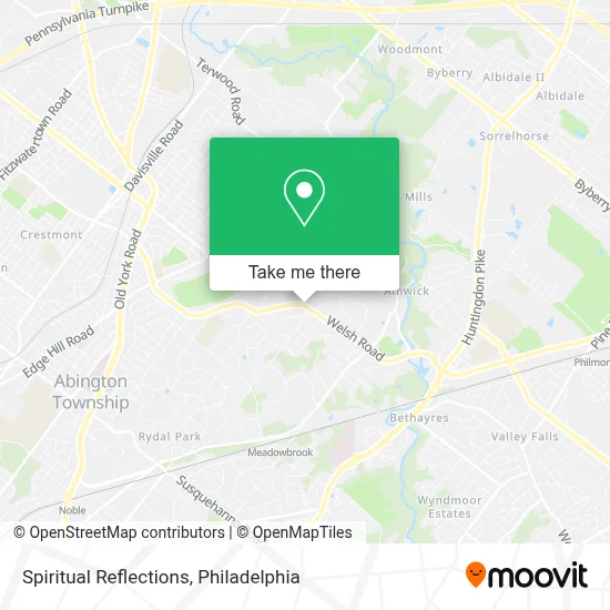 Spiritual Reflections map