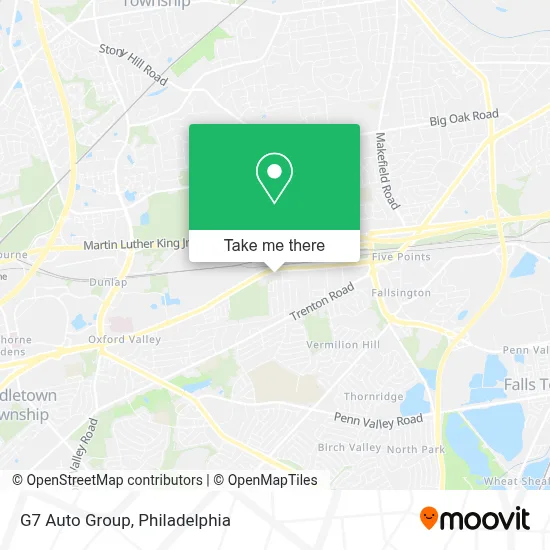 G7 Auto Group map