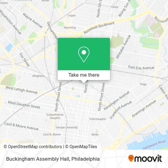 Buckingham Assembly Hall map