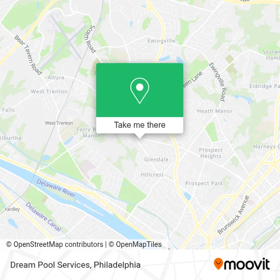 Dream Pool Services map