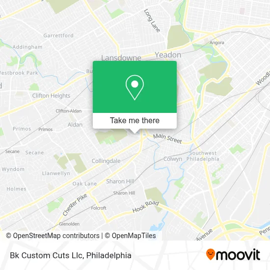 Bk Custom Cuts Llc map