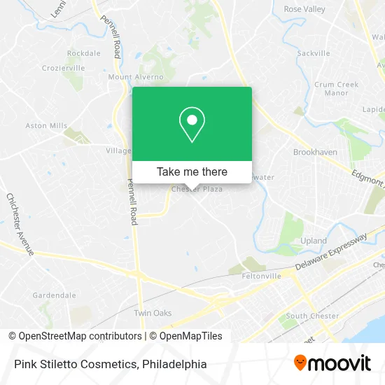 Pink Stiletto Cosmetics map