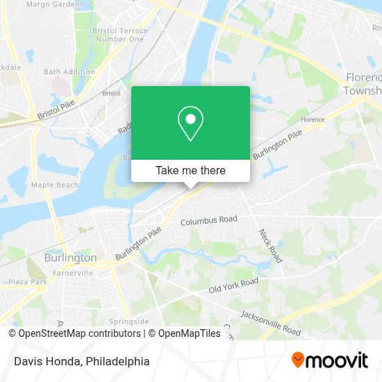 Davis Honda map