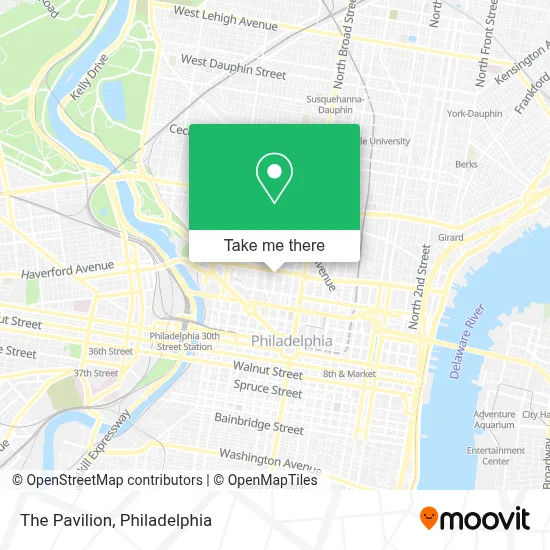 The Pavilion map