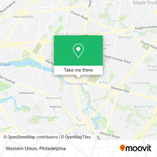Western Union map