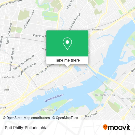Spit Philly map