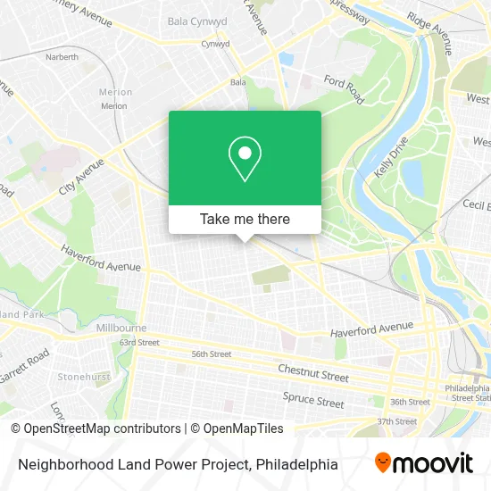 Neighborhood Land Power Project map