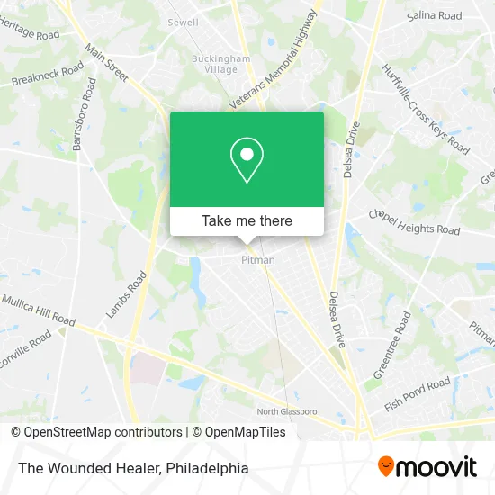 The Wounded Healer map