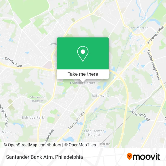 Santander Bank Atm map