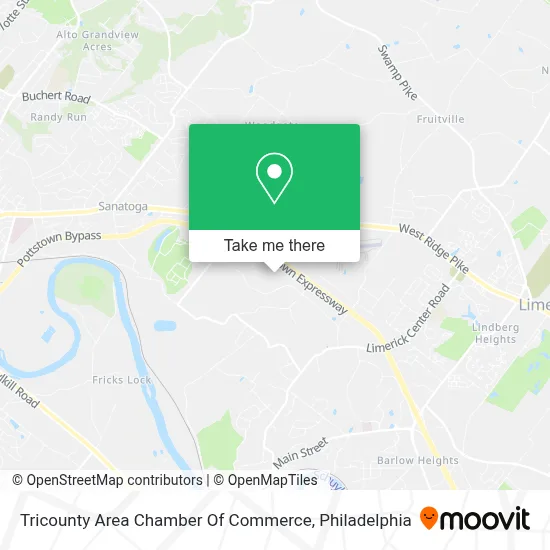 Tricounty Area Chamber Of Commerce map