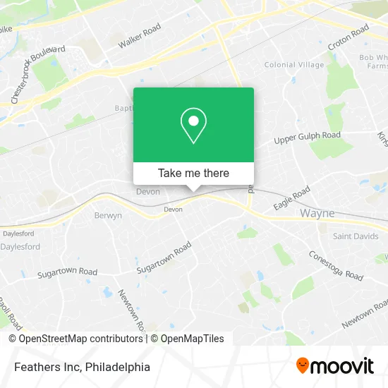 Feathers Inc map