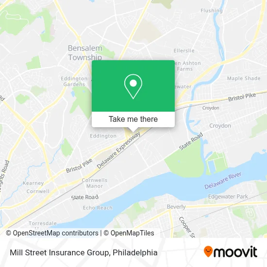 Mill Street Insurance Group map