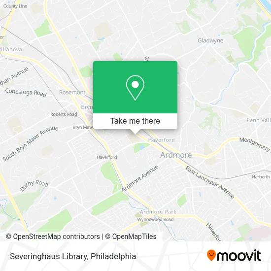 Severinghaus Library map