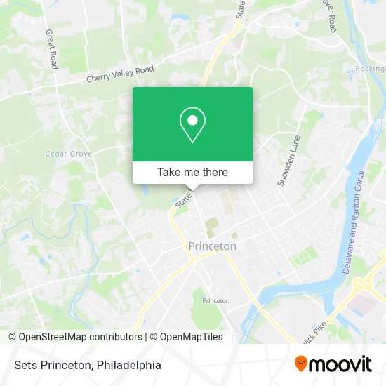 Sets Princeton map