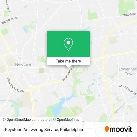 Keystone Answering Service map