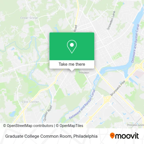 Graduate College Common Room map