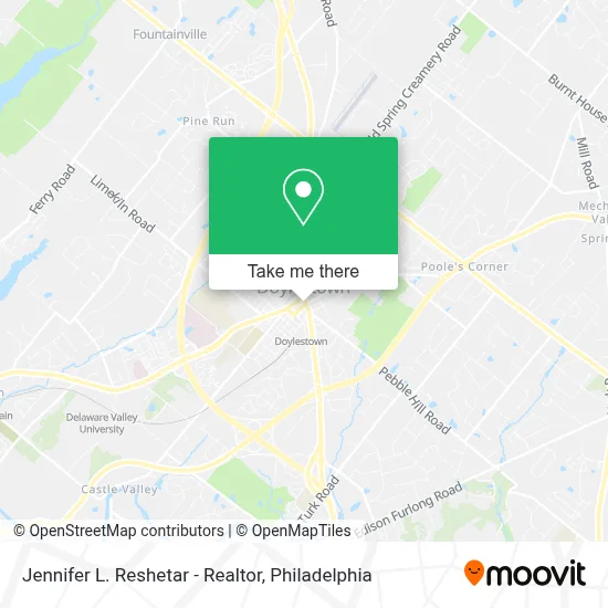 Jennifer L. Reshetar - Realtor map
