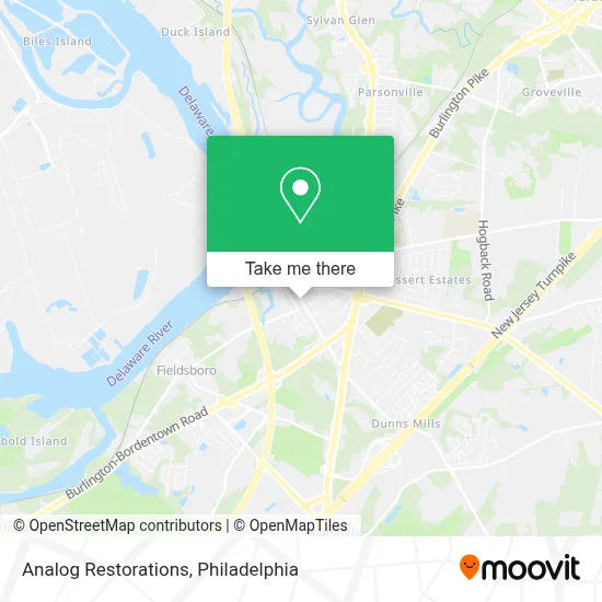 Analog Restorations map