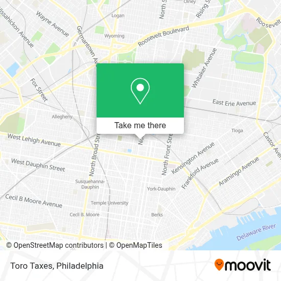 Toro Taxes map