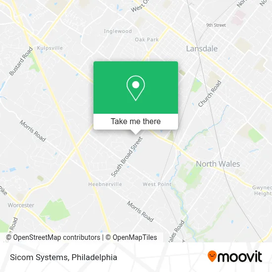Sicom Systems map