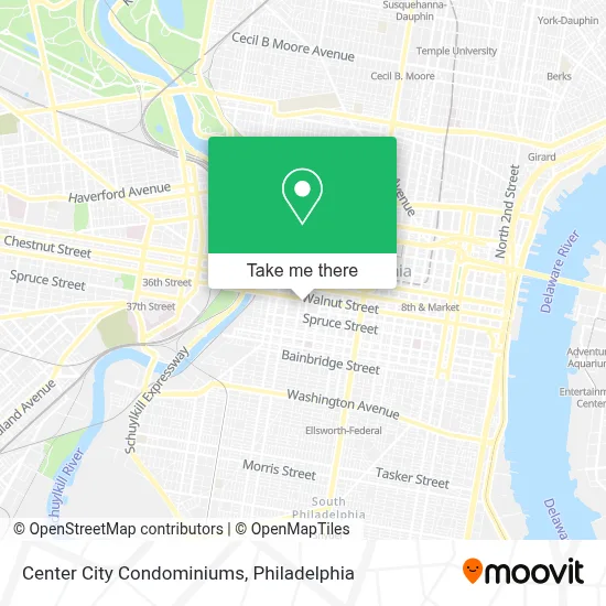 Center City Condominiums map