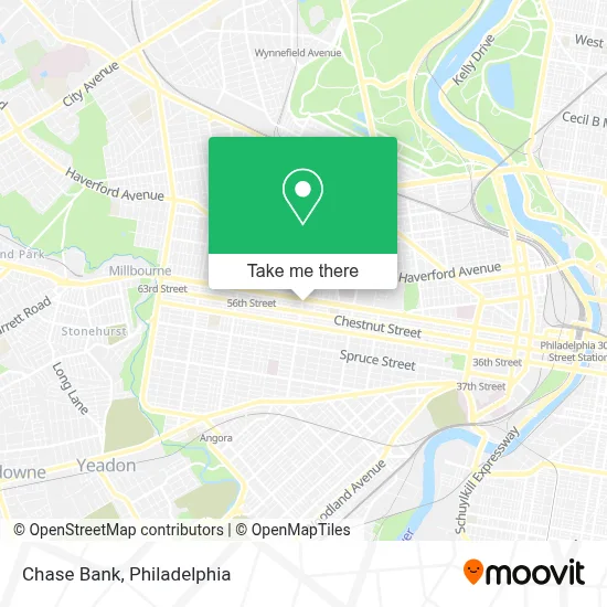 Chase Bank map