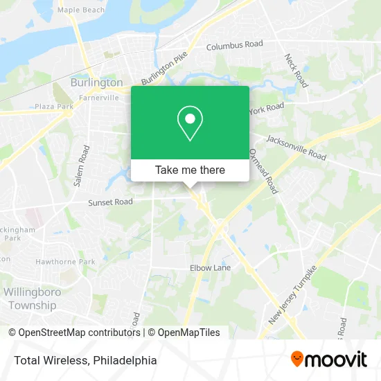 Total Wireless map