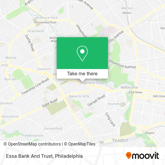 Essa Bank And Trust map