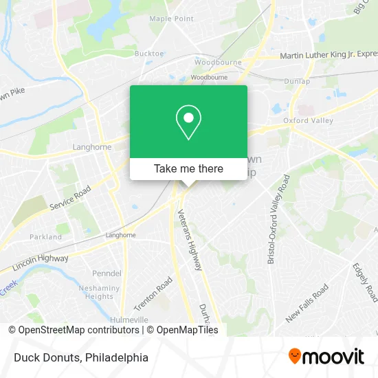 Duck Donuts map