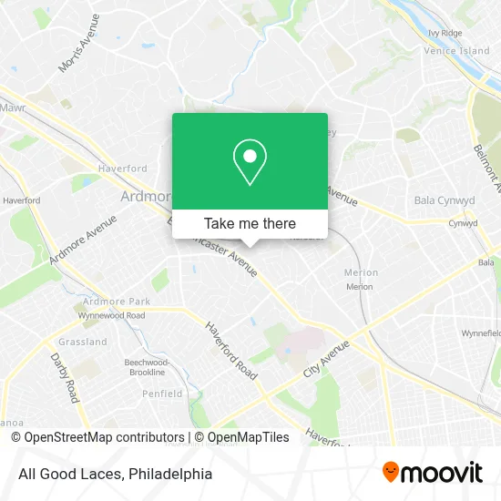 All Good Laces map