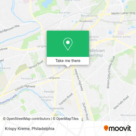 Krispy Kreme map