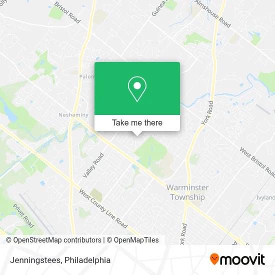 Jenningstees map