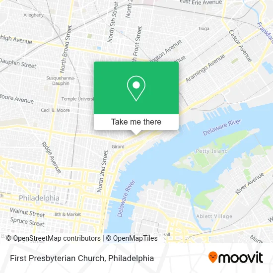 First Presbyterian Church map