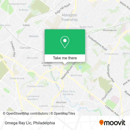 Omega Ray Llc map