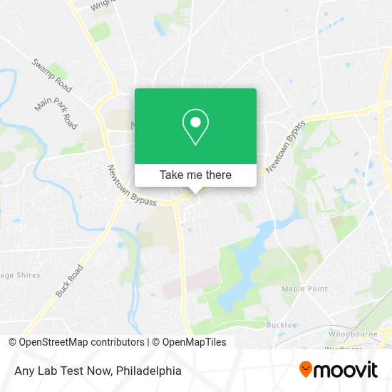 Any Lab Test Now map