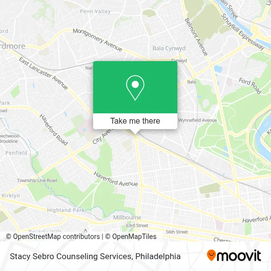 Stacy Sebro Counseling Services map