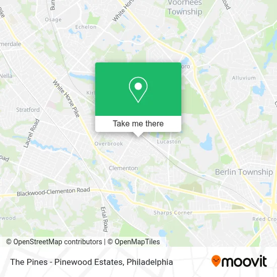 The Pines - Pinewood Estates map
