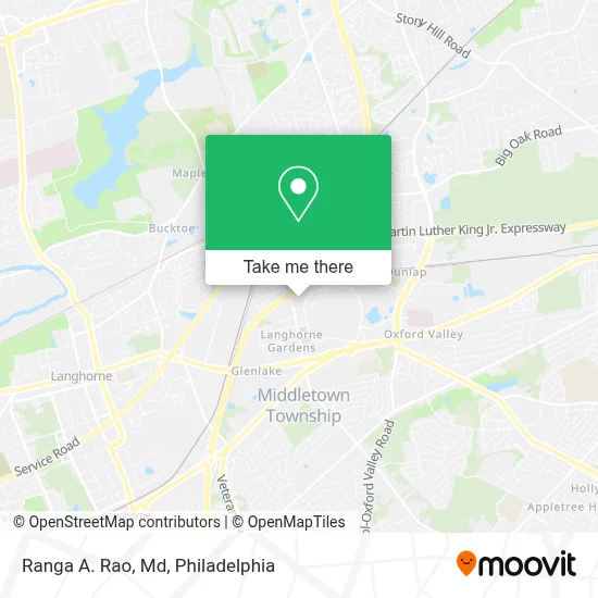 Ranga A. Rao, Md map