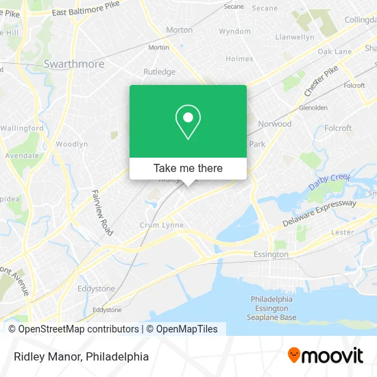 Ridley Manor map