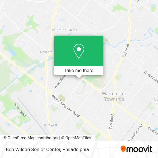 Ben Wilson Senior Center map