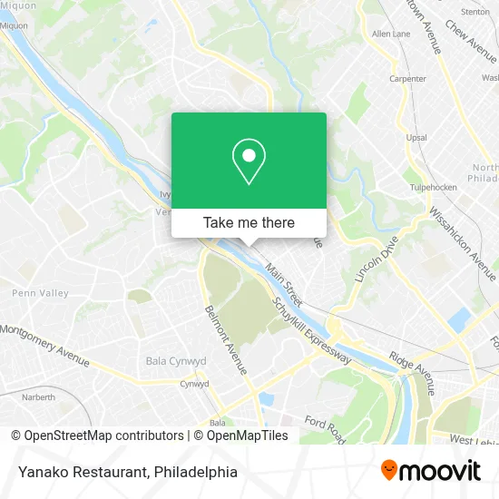 Yanako Restaurant map