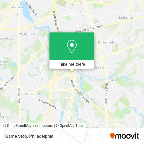 Game Stop map