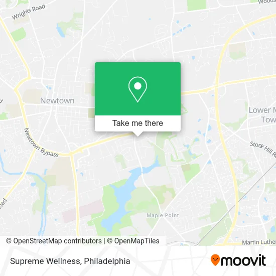 Supreme Wellness map