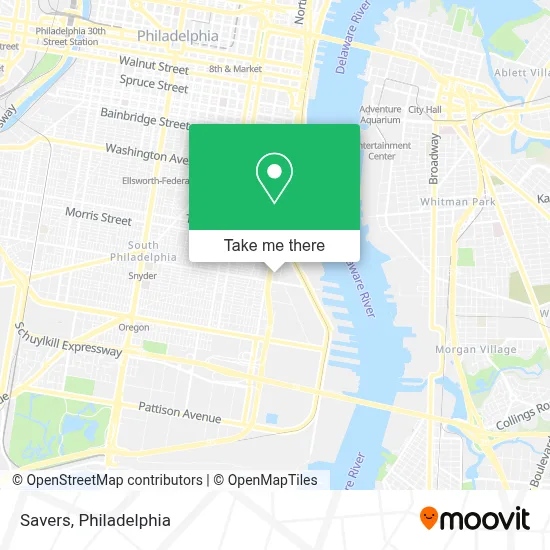 Savers map