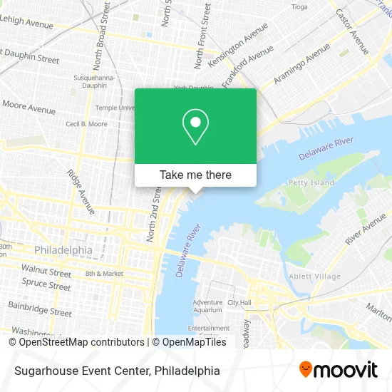 Sugarhouse Event Center map